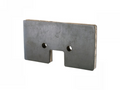 John Deere Rubber Paddle Z20781 – OEM replacement part, top view showing mounting holes and channel slot
